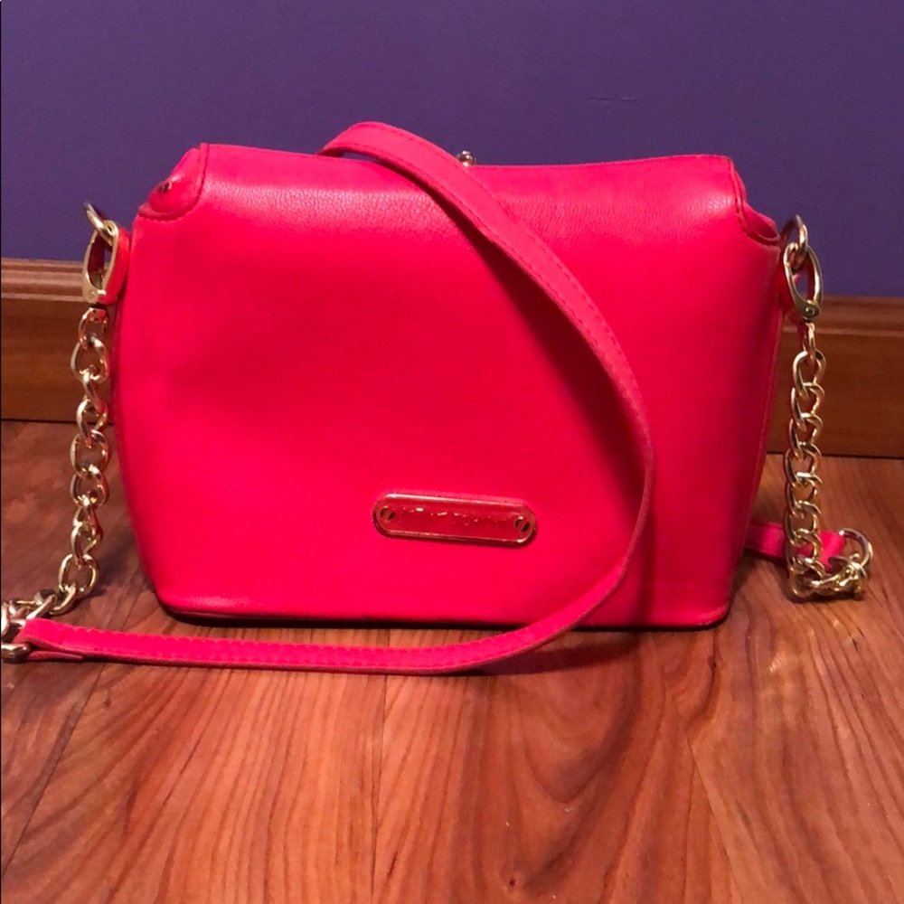 Gentle Used Hot Pink Betsy Johnson Crossbody Bag